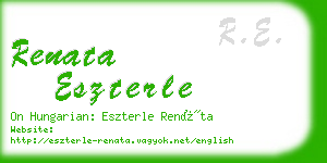 renata eszterle business card